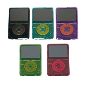 클래식 클리어 레드 그린 그레이 블루 퍼플 플라스틱 전면 페이스플레이트 하우징 클릭휠 버튼 아이팟 6세대 7세대 클래식 80GB120G160G용