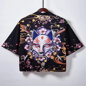 일본 카디건 아시아 유카타 남성 하라주쿠 만화 코스프레 의류 동양 민족 기모노 남성 사무라이 의상 여성 비치 의류