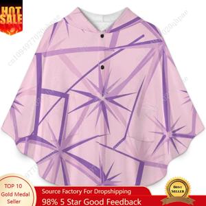 아늑한 플란넬 담요 스웨터, 어린이와 청소년을 위한 주머니가 있는 추상적인 기하학적 모양의 오버사이즈 후드티