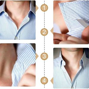 6개입 신형 스테인리스 스틸 칼라 스테이 자석형 박스 포함 셔츠 본 스티프너 인서트 비즈니스맨용 칼라 서포트