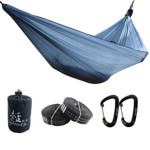 2024 새로운 초경량 380T (20D) 야외 캠핑 나일론 해먹 수면 스윙 트리 침대 정원 뒷마당 Protable 해먹 의자
