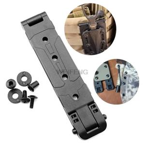 1PCS MOLLE-LOK Scabbard K 외장 허리 클립 시스템 K Scabbard 클립 클립 버클 백 MOLLE KYDEX 외장 운반 Scabbard