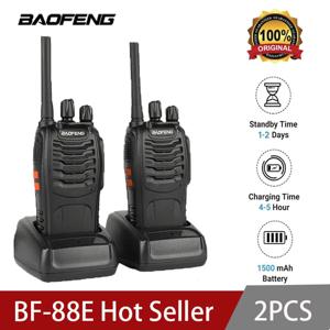 Baofeng BF-88E PMR 핸드헬드 인터콤 커뮤니케이터 16 채널 장거리 대화 워키 토키 5W 446MHz 홈 호텔 라디오