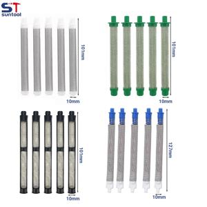 Suntool 5PCS 에어리스 스프레이 건 필터 수리 도구 60 메쉬 에어리스 스프레이 기계 액세서리 다양한 모델 용 건 필터