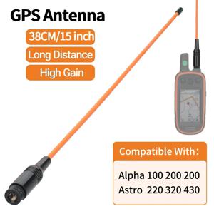 GPS 771 안테나 SMA-남성 Garmin GPS 알파 38CM 휩 안테나 알파 100 200 Astro 220 320 430 Ham Radio 용 장거리 확장