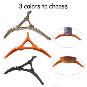 야외 캠핑 가스 탱크 랙 경량 접이식 캐니스터 삼각대 스탠드 기본 병 선반 가스 실린더 스토브 액세서리