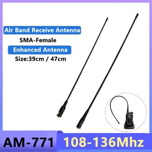 항공 항공 밴드 AM-771 안테나 108-136Mhz Quansheng UVK5 UVK6 UV5R Plus Baofeng UVK5M Radtel Rt-490 Rt-68 4b 워키 토키