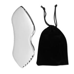 스테인레스 스틸 바디 페이셜 구아샤 도구, 얼굴 및 목 마사지 도구, 혈액 순환 바디 림프 배수 마사지기, 신제품