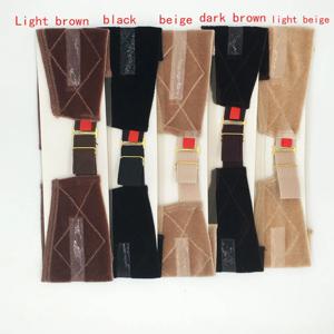 실리콘 스트라이프 레이스 가발 그립 밴드와 탄성 레이스 프런트 가발 밴드 가발 액세서리에 대한 벨벳 그립 머리띠 홀더