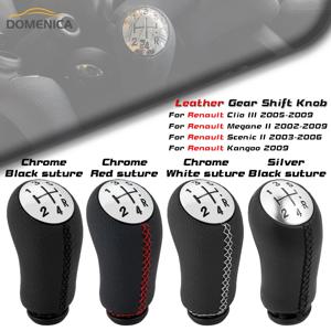 새로운 자동차 인테리어 액세서리 5 단 기어 시프트 노브 스틱 헤드 시프터 레버 핸들 RENAULT Laguna Megane 2 Clio 3 Scenic 2