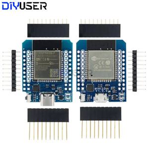 Wemos Mini D1 ESP8266 ESP32 ESP-32S WIFI Bluetooth CP2104 개발 보드 모듈 Arduino 용 핀 포함