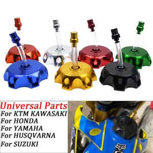 오토바이 CNC 알루미늄 레이싱 가스 연료 탱크 캡, 야마하 가와사키 혼다 KTM 스즈키 ATV 더트 바이크용, 벤트 캡 포함, 50mm