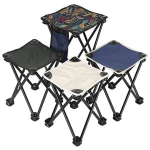 접이식 스툴 미니 경량 리클라이너 발 받침대 낚시 의자 발받침, 파티오 여행 피크닉 워킹 하이킹 축제