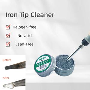 6/8/16/25/45g 전기 납땜 인두 팁 검정 산화 클린 페이스트 부활 리프레셔 솔더 크림 주석 수리 도구