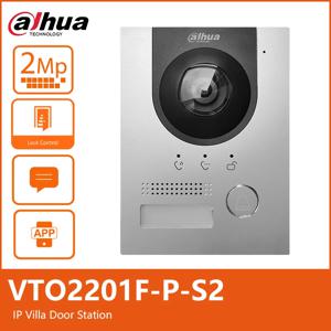 Dahua 1080P HD VTO2201F-P S2 화상 통화 인터콤 디지털 도어 카메라 스마트 홈 PoE 초인종 액세스 제어 APP 잠금 해제 인터콤