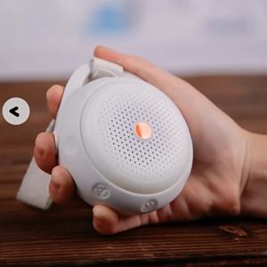 휴대용 블루투스 백색소음기 (12가지 수면 유도 사운드 & 실리콘 수면 타이머 야간 조명 포함, 유아 및 성인용)