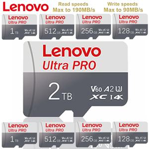 기존 Lenovo 메모리 카드 2TB 128GB 클래스 10 V60 TF 카드 1TB 미니 SD 카드 512GB 256GB A2 U3 마이크로 카드 2TB 고속 TF 카드
