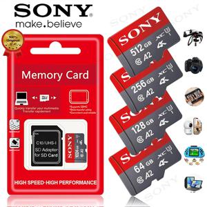 Sony Extreme Micro SD XC 메모리 카드 1TB 512GB UHS-I 카드 USB 3.0 4K 256GB 128GB 64GB 카메라 GoPro DJI용 플래시 마이크로 SD 카드