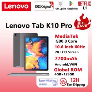 글로벌 펌웨어 Lenovo Tablet Qitian Pad K10 Pro 10.6 인치 Mediatek G80 60Hz 2000*1200 해상도 7700mAh 얼굴 인식