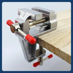 미니 소형 보석상 취미 클램프 테이블 플랫 플라이어 도구 바이스 벤치 바이스 다기능 3.5quot 알루미늄 미니어처