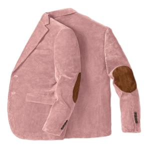 남성용 코듀로이 블레이저 팔꿈치 패치 비즈니스 캐주얼 재킷 봄 가을 스포츠 코트