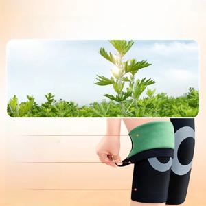 두꺼운 플리스 무릎 보호대 남녀노소 겨울용 따뜻한 방풍 쑥 한약 다리 보호 세트 가정용 범용