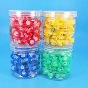 100 개/상자 실험실 13mm/25mm MCE/나일론/PTFE 멤브레인 주사기 필터, 0.22 또는 0.45um 바늘 필터 실험실 장비