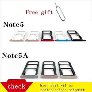 자유 배출 핀 키 도구가 있는 Sim 카드 트레이 홀더 슬롯 어댑터 및 마이크로 SD 카드 트레이 홀더, Redmi Note 5, Note 5A 용