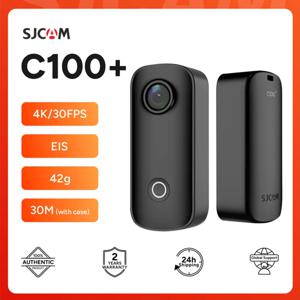 SJCAM C100 / C100Plus 미니 엄지 카메라 1080P30FPS / 4K30FPS H.265 12MP 2.4G WiFi 30M 방수 케이스 액션 스포츠 DV 캠코더