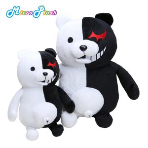 25/40cm 애니메이션 Dangan Ronpa 슈퍼 Danganronpa 2 Monokuma 흑백 곰 플러시 장난감 곰 부드러운 인형 동물 인형 장난감