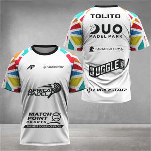 남자 티셔츠 하이 퀄리티 수영 땀 테니스 훈련 티셔츠 야외 등반 블레이저 여름 통기성 느슨한 짧은 소매