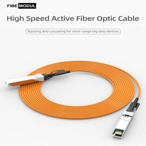 Cisco,MikroTik,Ubiquiti 등 섬유 스위치용 AOC 섬유 케이블 10G SFP+ - SFP+ 활성 광 SFP 케이블 OM2 3M/5M/7M/10M/20M LSZH