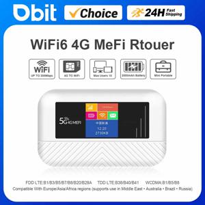 Lte 라우터 4G SIM 모뎀 300Mbps WiFi6 Mifi 5G SIM 카드와 호환 가능 미니 포켓 4G Wifi 핫스팟 Type-C 포트 3000mAh 배터리