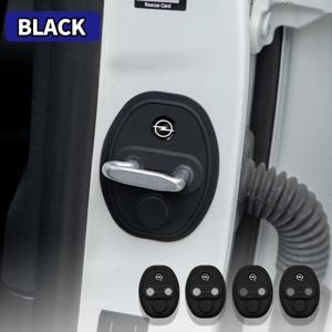 Opel Insignia Astra Antara Meriva Zafira H G Corsa 용 4Pcs 자동차 실리콘 도어 잠금 커버 보호 캡 스티커