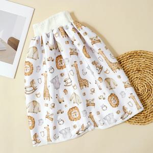 엘린펀트 방수 기저귀, 유아용 새지 않는 배변 훈련 팬츠, 세탁 가능한 천 기저귀, 부드러운 폴리에스터 아기 기저귀 스커트