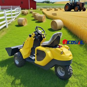 최신형 소형 휠로더, 슬라이딩 스티어링 3륜 디자인으로 조작성 향상