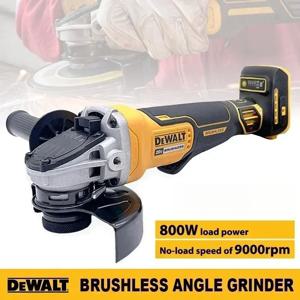 디월트 20V MAX* 앵글 그라인더, 패들 스위치, DCG416B 125mm 무선 브러시리스 앵글 그라인더 9000RPM 리튬 배터리 구동 커터