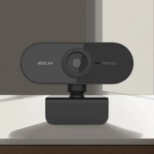 내장형 마이크가 있는 1080P HD USB 웹 카메라, 업무용 컴퓨터 HD 카메라, 삼각대 스탠드 포함