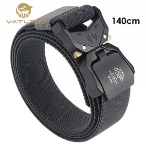 VATLTY 140cm 남성용 탄성 벨트 알루미늄 합금 퀵 릴리스 버클 강력한 나일론 전술 벨트 남성 군사 액세서리