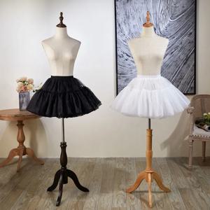 35Cm 언더 셔츠 블랙 페티코트 로리타 부드러운 원사 뼈없는 스커트 지원 일일 코스프레 폭력 카르멘 소프트 한국 일본