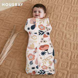 신생아 아기 침낭 아기 Swaddle 누에 고치 아름다운 꽃 인쇄 여름 얇은 조끼 단추 랩 Sleepsack For Girls Boys