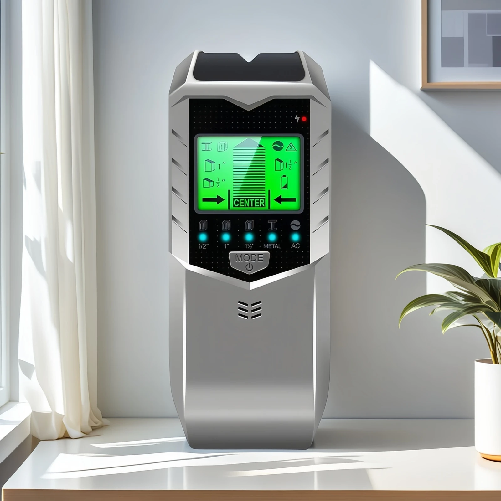 5 In 1 전자 벽 탐지기 파인더 다기능 휴대용 금속 탐지기 스터드 목재 파인더 전자 측정 장비
