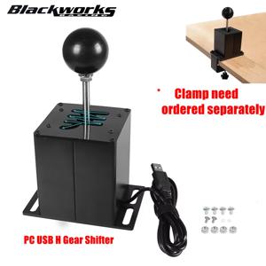 PC USB H 기어 시프터 로지텍 G27 G29 G25 G920용 ETS2 시뮬레이션 레이싱 게임용 트러스트마스터 T300RS/GT 시프트 노브