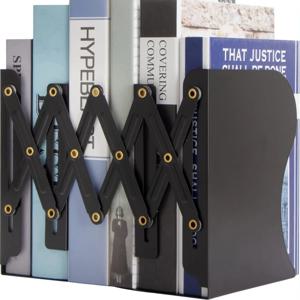 조정 가능한 데스크탑 북 엔드 책 스탠드 북 엔드 철 데스크탑 아트 미끄럼 방지 랙 선반 홀더 학교 문구 사무용품