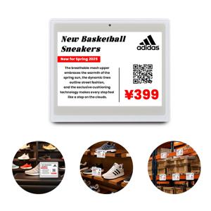 Ble esl 종이 없는 RFID 디지털 전자 잉크 가격표, 슈퍼마켓용 Ble 디스플레이 전자 선반 라벨, 4.2 인치