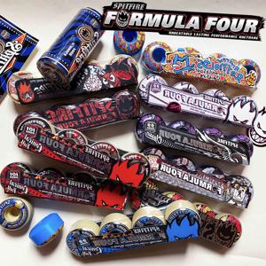 Spitfire 바퀴 수입 정품 Spitfire 52mm 101duro 53mm 54mm 56mm 99duro 80HD 스케이트 보드 용 스케이트 보드 휠