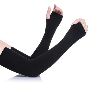 어린이 자외선 차단 태양 슬리브 사이클링 탄성 소년 소녀 어린이를위한 냉각 팔 커버 여름 솔리드 컬러 미니멀리스트 슬리브