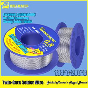 MECHANIC 2/5/10 Pcs SX-862 60g 듀얼 코어 솔더 와이어(2개의 플럭스 코어 포함) 183-200C 융점 강력한 용접