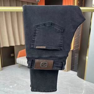 남성 슬림핏 캐주얼 청바지 봄 신상 스타일리쉬 비즈니스 트렌디 블랙 신축성 레저 팬츠 청년 인기 롱 팬츠