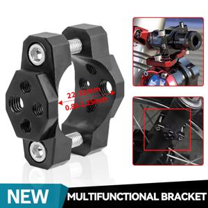 22-32mm 오토바이 핸들 바 범퍼 마운트 브래킷 홀더 클램프 LED 스포트라이트 안개 회전 신호등 모터 액세서리